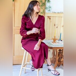 NWT EMERSON FRY Bishop Sleeve Dress